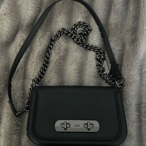Coach Black Crossbody Bag with Chain Strap